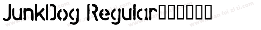 JunkDog Regular字体转换